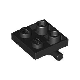 Black Plate, Modified 2 x 2 with Bar on Bottom