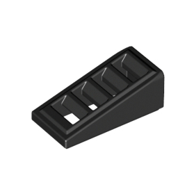 Black Slope 18 2 x 1 x 2/3 with Grille