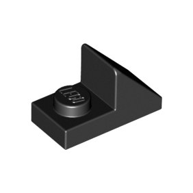 Black Slope 45 2 x 1 with 2/3 Cutout