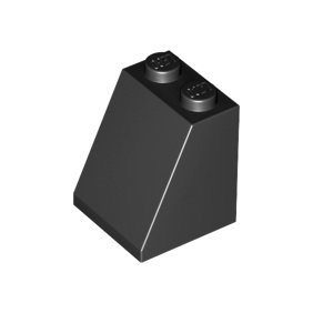 Black Slope 65 2 x 2 x 2 with Bottom Tube