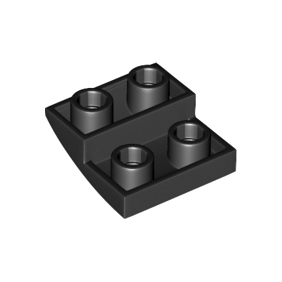 Black Slope, Curved 2 x 2 x 2/3 Inverted
