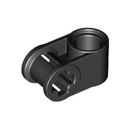 Black Technic, Axle and Pin Connector Perpendicular