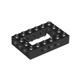 Black Technic, Brick 4 x 6 Open Center