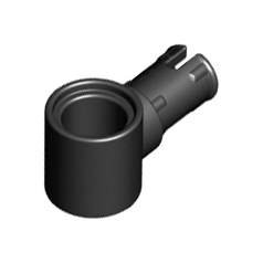 Black Technic, Pin with Friction Ridges and Pin Hole