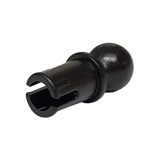 Black Technic, Pin with Friction Ridges and Tow Ball with Round Pin Hole