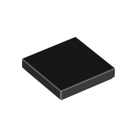 Black Tile 2 x 2