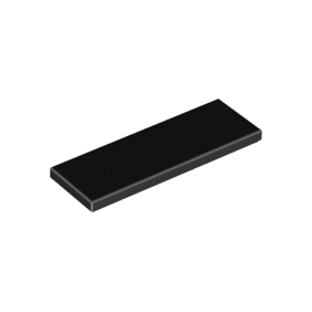 Black Tile 2 x 6