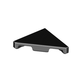 Black Tile, Modified 2 x 2 Triangular