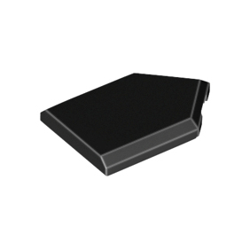 Black Tile, Modified 2 x 3 Pentagonal