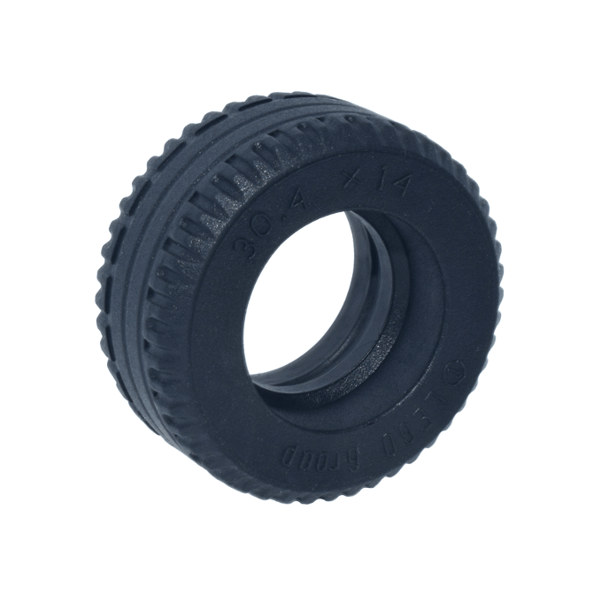 Black Tire 30.4 x 14 Solid