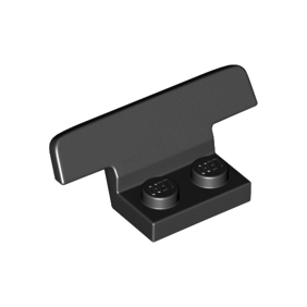 Black Vehicle, Spoiler 1 x 4 on 1 x 2 Base