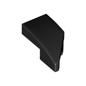 Black Wedge 2 x 1 x 2/3 Left