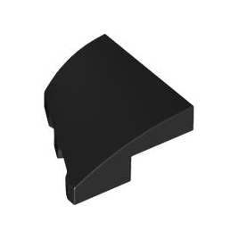 Black Wedge 2 x 2 x 2/3 Right