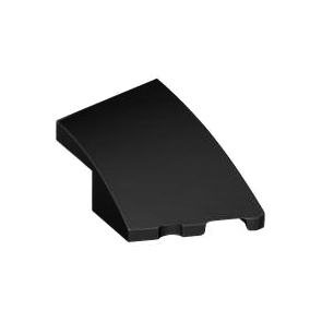 Black Wedge 3 x 2 Right No Studs