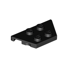 Black Wedge, Plate 2 x 4