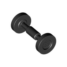 Black Wheel Skateboard / Trolley