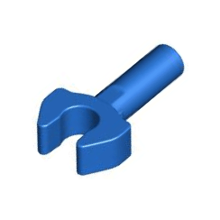 Blue Bar 1L with Clip Mechanical Claw - Cut Edges and Hole on Side