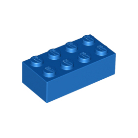 Blue Brick 2 x 4