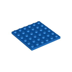 Blue Plate 6 x 6