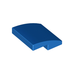 Blue Slope, Curved 2 x 2 x 2/3