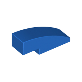 Blue Slope, Curved 3 x 1