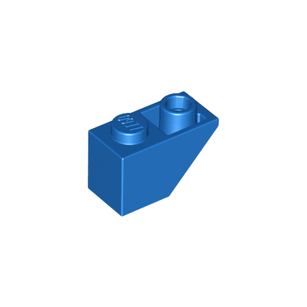 Blue Slope, Inverted 45 2 x 1