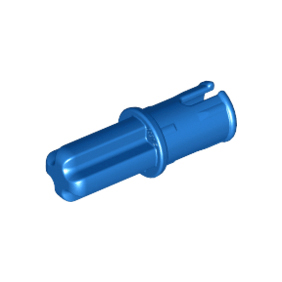 Blue Technic, Axle 1L with Pin with Friction Ridges