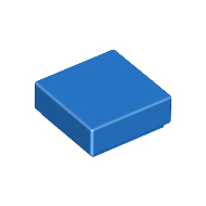 Blue Tile 1 x 1