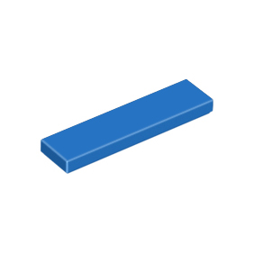 Blue Tile 1 x 4