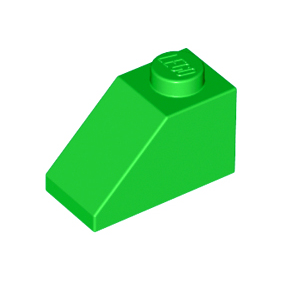 Bright Green Slope 45 2 x 1