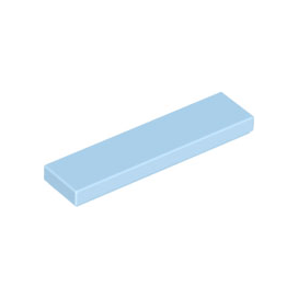 Bright Light Blue Tile 1 x 4