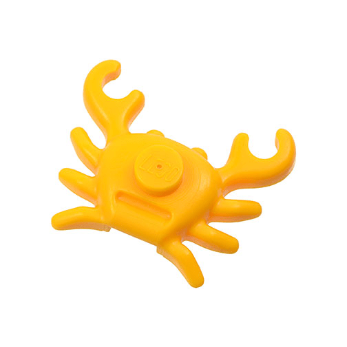 Bright Light Orange Crab
