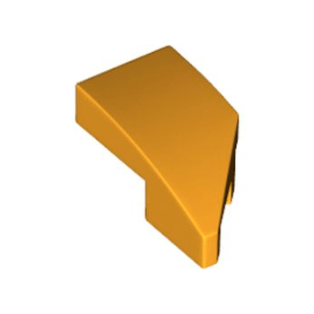 Bright Light Orange Wedge 2 x 1 x 2/3 Left