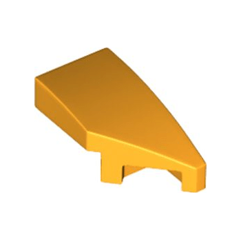 Bright Light Orange Wedge 2 x 1 x 2/3 Right