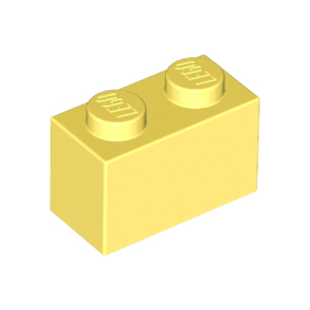 Bright Light Yellow Brick 1 x 2