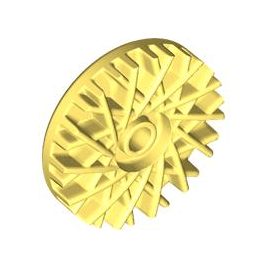 Bright Light Yellow Wheel Cover 28 Spoke - 18mm D. - for Wheel 56145