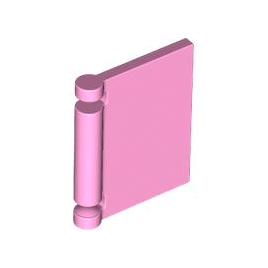 Bright Pink Minifigure, Utensil Book Cover