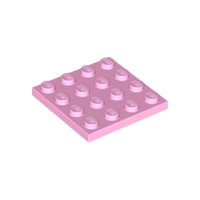 Bright Pink Plate 4 x 4