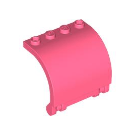 Coral Panel 3 x 4 x 3 Curved with Double Clip Hinge