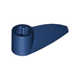 Dark Blue Bionicle 1 x 3 Tooth with Axle Hole Bohrok Eye