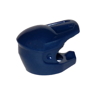 Dark Blue Minifigure, Headgear Helmet Dirt Bike