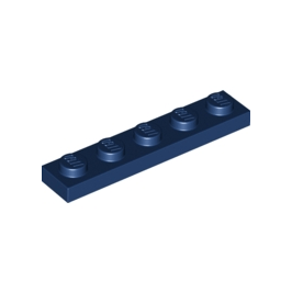 Dark Blue Plate 1 x 5