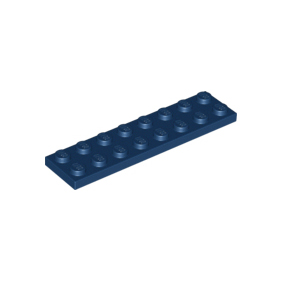 Dark Blue Plate 2 x 8