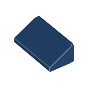Dark Blue Slope 30 1 x 2 x 2/3