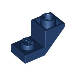 Dark Blue Slope, Inverted 45 2 x 1 with 2/3 Cutout