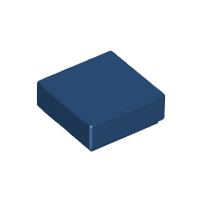Dark Blue Tile 1 x 1