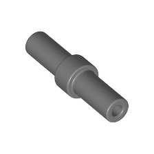Dark Bluish Gray Bar 2L with Stop Ring