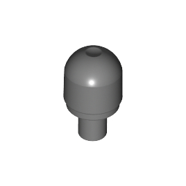 Dark Bluish Gray Bar with Light Cover Bulb / Bionicle Barraki Eye