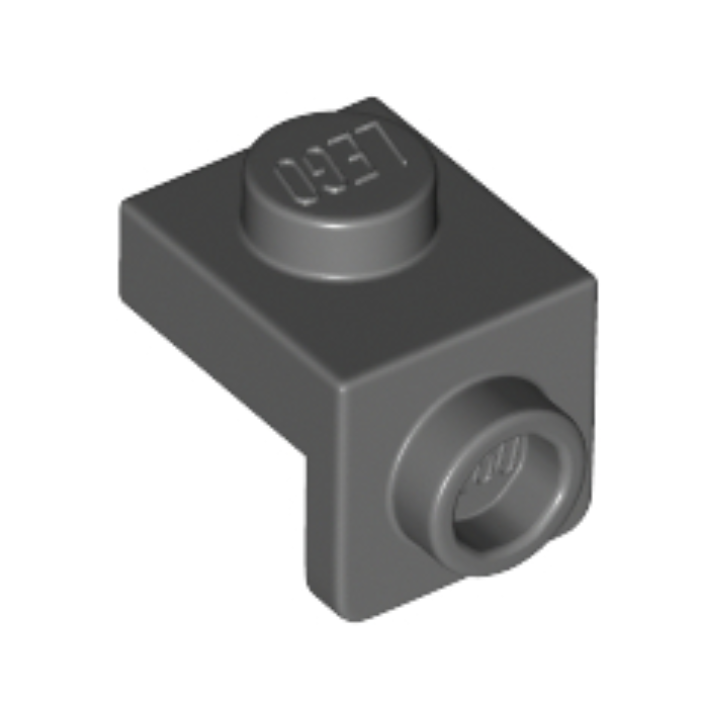 Dark Bluish Gray Bracket 1 x 1 - 1 x 1