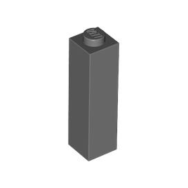 Dark Bluish Gray Brick 1 x 1 x 3